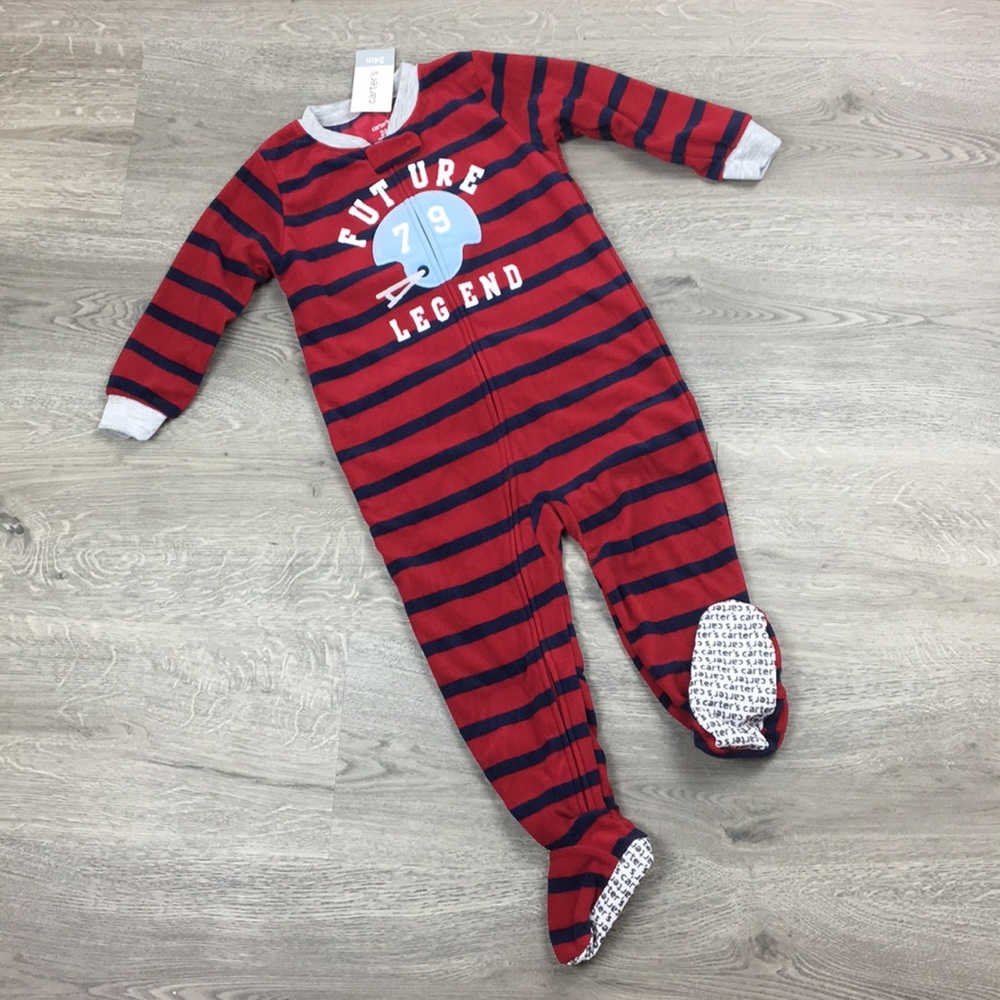 🎄 5/$30 Carter’s Fleece Footed pajamas 24 months